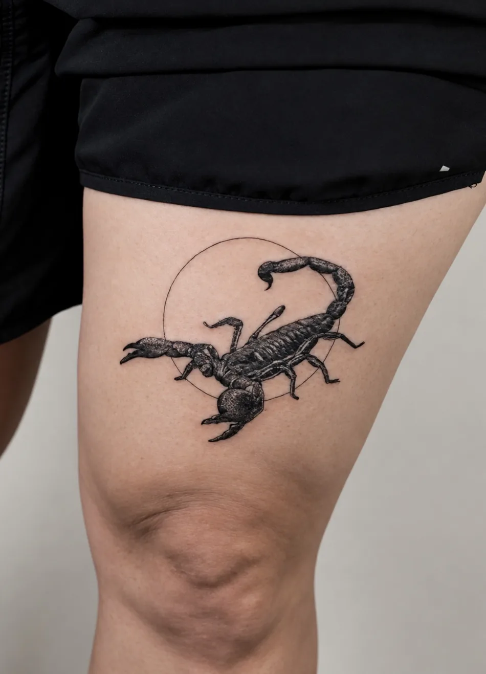 Scorpion tattoo by Christian Cruz